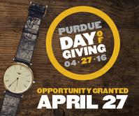 #PurdueDayofGiving April 27