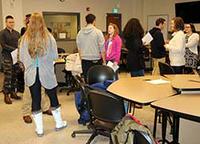 IE 490 students discuss 