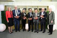 Photo of Paul M. Griffin & other CoE faculty awardees