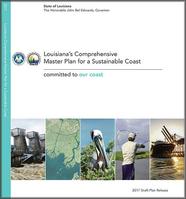Graphic of Louisiana Draft Master Plan cover