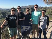 Photo of IE 431 senior design students in CA