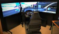 Photo of driving simulator