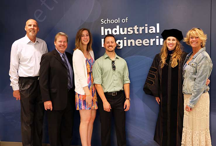 New PhD Siobhan Heiden and family