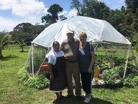 Photo of Schwais w/Sister Ester & dome