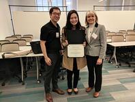 Photo of Denny Yu & Jackie Cha at UC-ERC Symposium