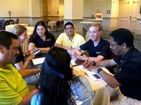 Photo of Purdue IISE members meeting with ITCR reps