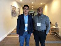 Photo of Gaojian Huang & Asst. Prof. Brandon Pitts