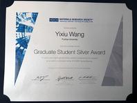 Photo of Wang's certificate