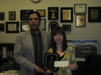 Photo of Exceptional Performance Award recipient