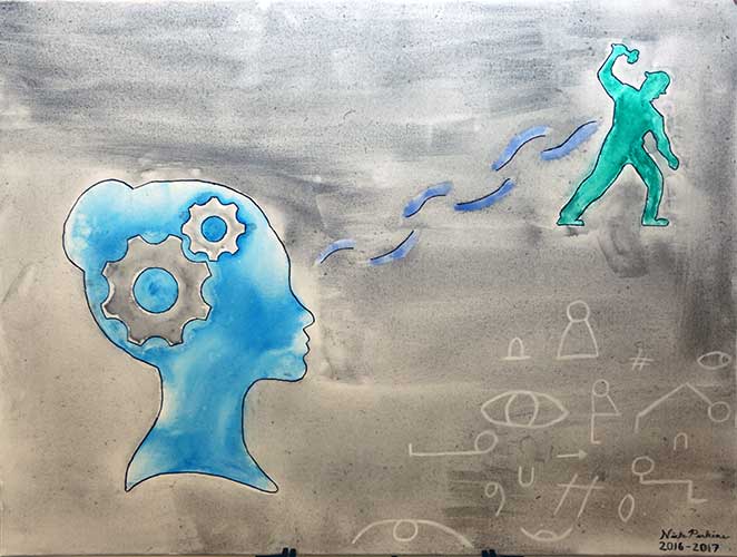 Painting 'Gilbreth' by Nick Perkins