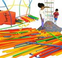 Connect a Straw Structures Construction Kit