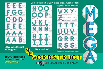 WordStruct MEGA game pieces