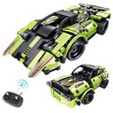 2 in 1 Remote Control Green Speed Racer Building Set