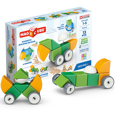 Geomag Magicube Shapes Recycled Wheels 13 pcs
