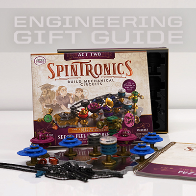 UpperStory LLC’s Spintronics Act Two introduces even more physical representations of elements of circuitry.