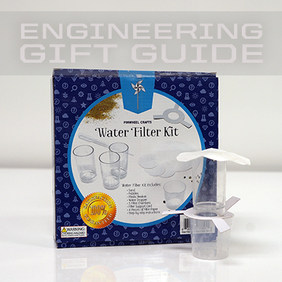 Pinwheel Crafts Water Filter kit helps kids understand the problem at hand by recording observations and using those observations to come to evidence-based conclusions.