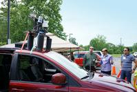 Outdoor LiDAR display