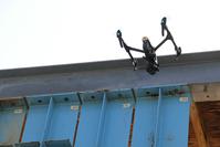 UAV inspecting defects in the bridge girder