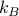 k_B