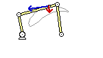 Four bar linkage animation