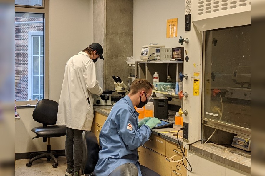 Safety Highlight PUMA lab cleanup day Materials Engineering Purdue