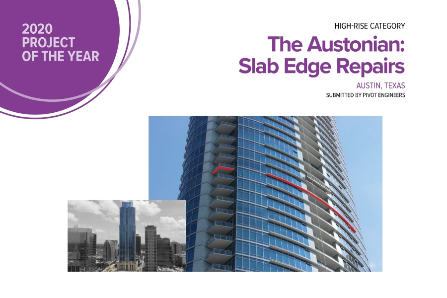 Read more: 2020 Project of the Year - The Austonian: Slab Edge Repairs