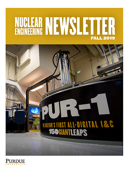 Nuclear Engineering Newsletter: Fall 2019 (PDF) cover