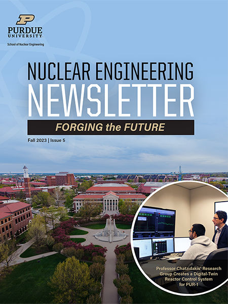 Nuclear Engineering Newsletter: Fall 2023 (PDF) cover
