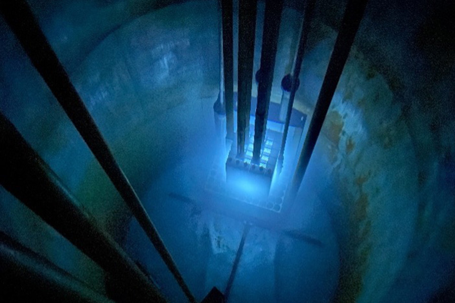 PUR-1 Core, the blue glow