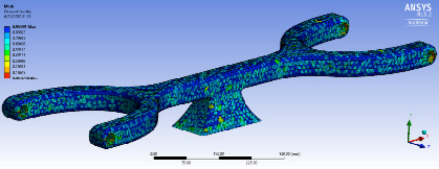 Finite Element Analysis simulation image