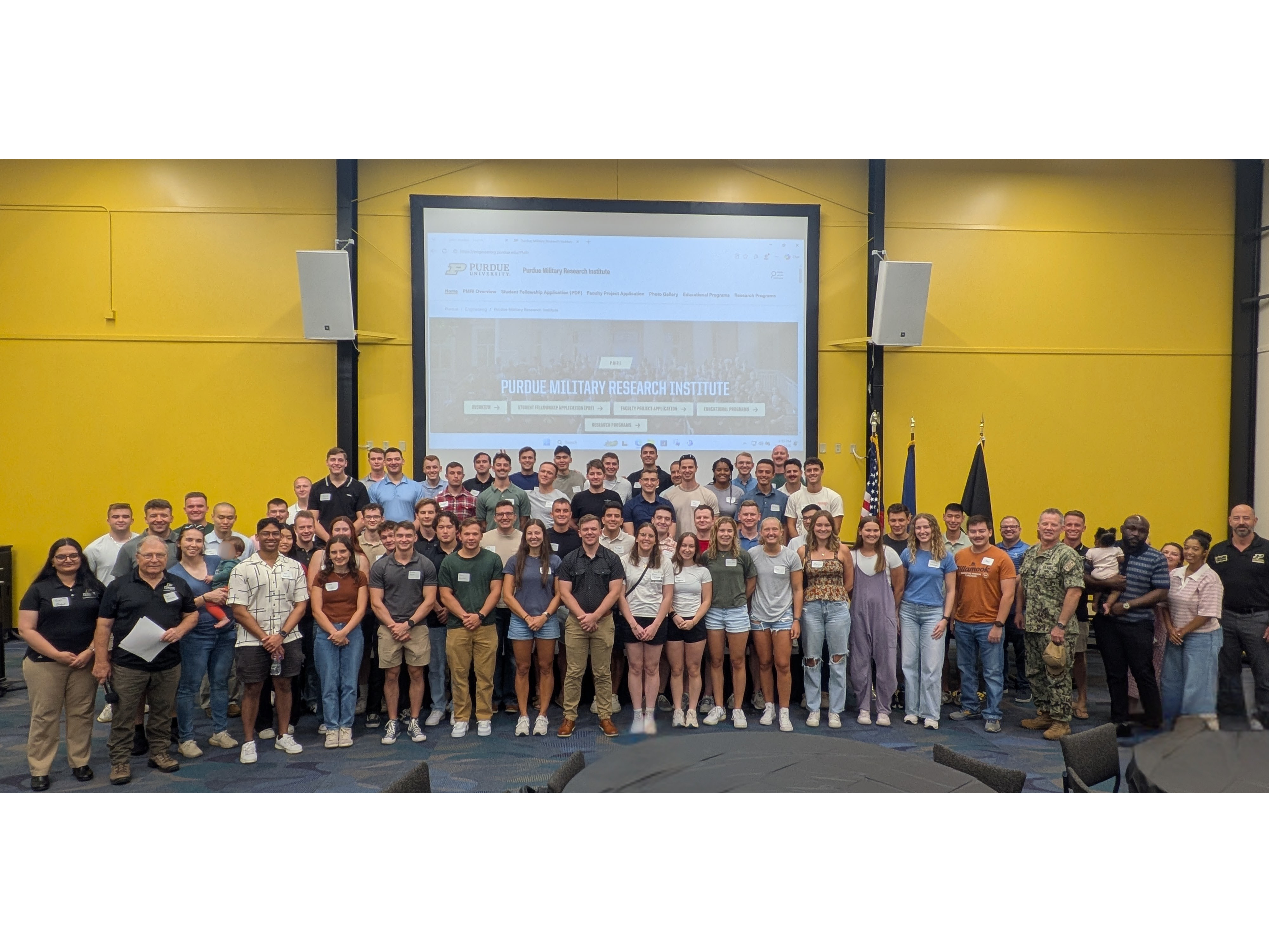 PMRI welcomes 92 military officers  at the 2026 Fall Welcome on August 21, 2026.