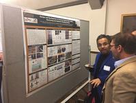 Dr Yogang Singh making poster presentation