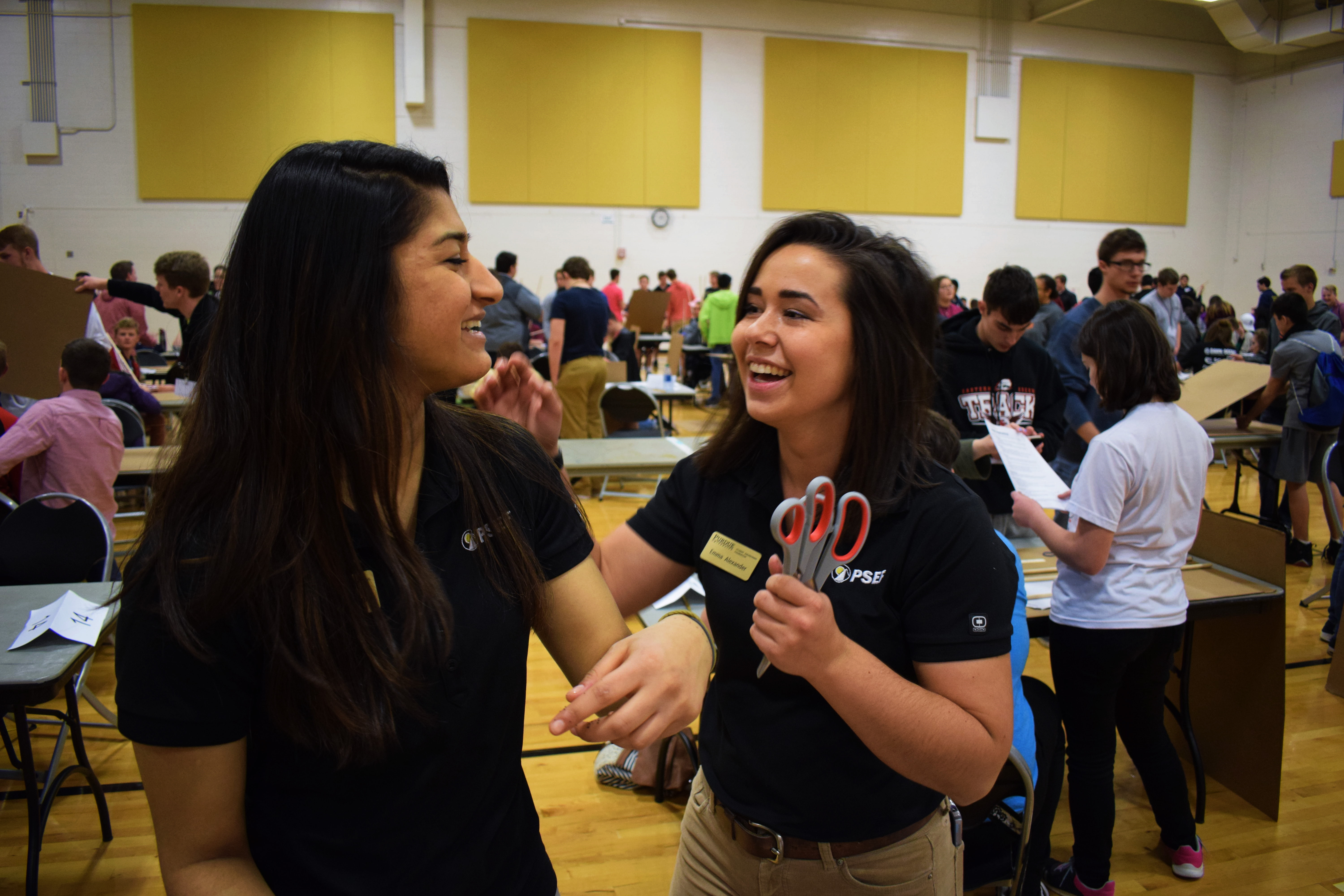 Mahi and Emma at Expo 2018