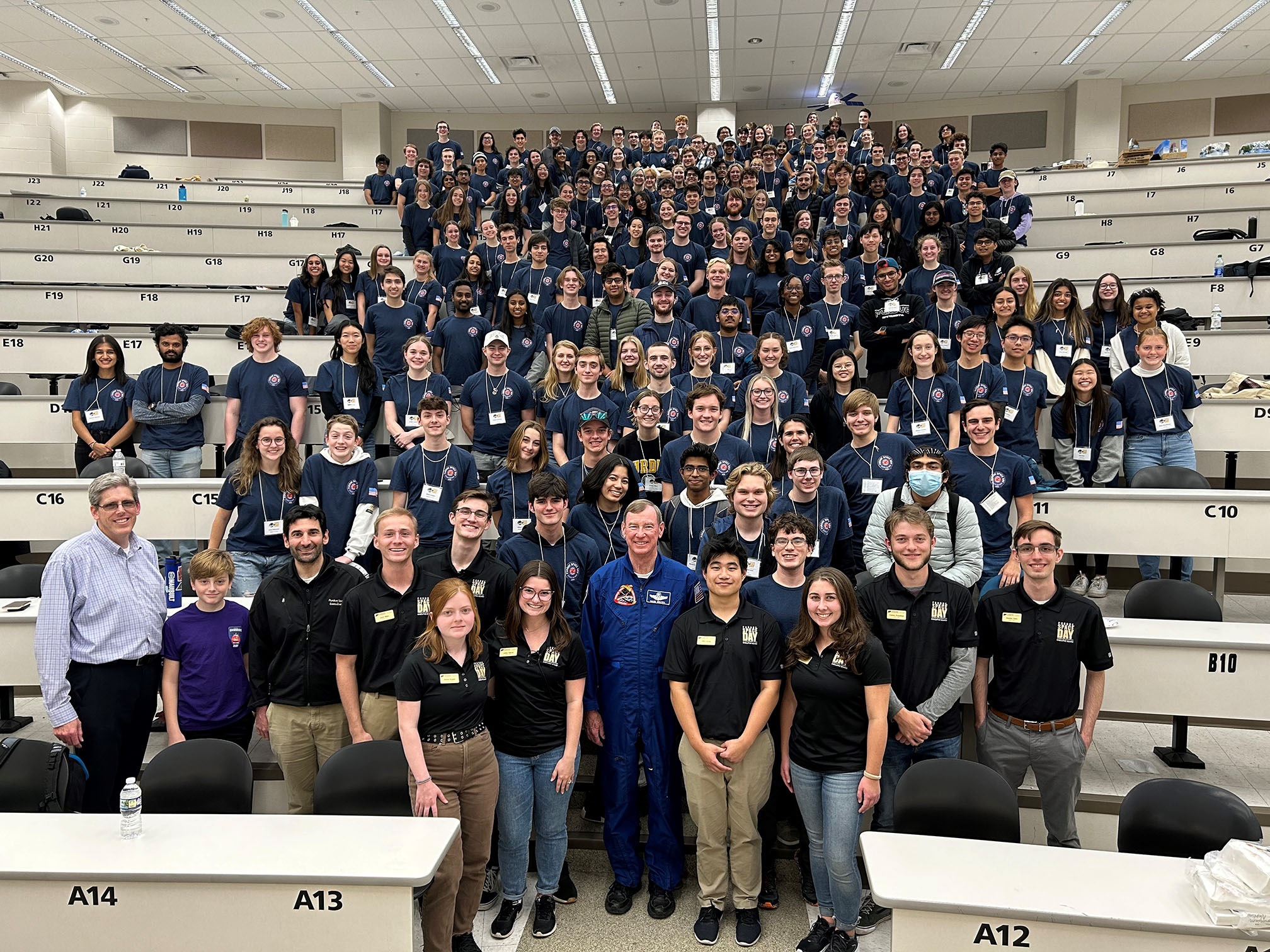 Purdue Space Day 2019 Volunteer Crew Photo