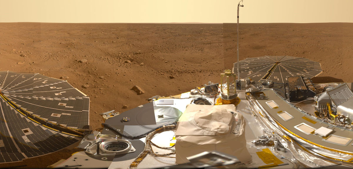 Shot on Mars from the Phoenix lander