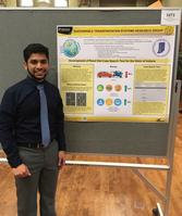 Sumedh at the Annual Purdue Undergraduate Research Conference. 