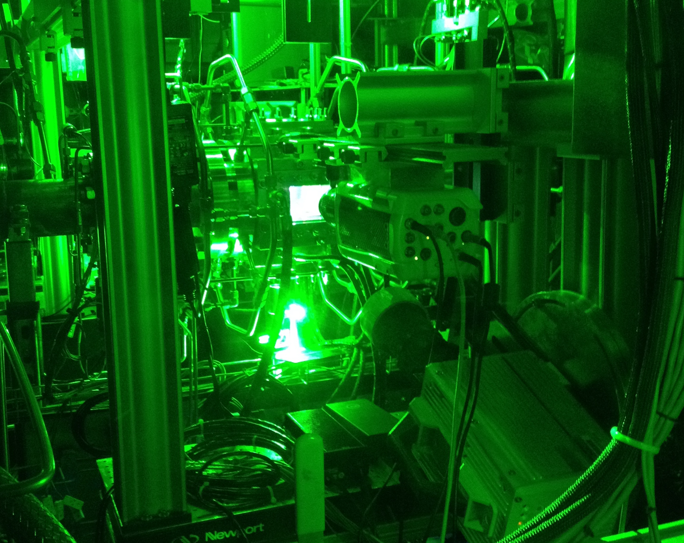 <p style=text-align:left;> High-speed laser diagnostics can provide critical information about reacting flows.  We develop and apply imaging techniques, such as particle image velocimetry (PIV) and planar laser-induced fluorescence (PLIF), to characterize the structure of the fluid flow, the progress of chemical reactions, and the dynamics of these coupled processes.  We apply spectroscopic techniques, such as coherent anti-Stokes Raman scattering (CARS), to quantitatively measure fluid properties such as temperature, pressure, and species concentration.  Shown above is a three-dimensional reconstruction of the large-scale flow structures that were measured in a high-pressure swirl flame using stereoscopic PIV.  The flow is oscillating severely due to a thermo-acoustic instability.</p>
   	  <p style=text-align:left;font-size:85%> <u>Select Publications:</u></p>
	  <p style=text-align:left;font-size:75%> John J. Philo, Mark D. Frederick, and Carson D. Slabaugh. 100 kHz PIV in a liquid-fueled gas turbine swirl combustor at 1 MPa. Proceedings of the Combustion Institute, 2020. doi: 10.1016/j.proci.2020.06.066.</p>
   	  <p style=text-align:left;font-size:75%> Robert Zhang, Isaac Boxx, Wolfgang Meier, and Carson D. Slabaugh. Coupled Interactions of a Helical Precessing Vortex Core and the Central Recirculation Bubble in a Swirl Flame at Elevated Power Density. Combustion and Flame, 202:119–131, 2019. doi: 10.1016/j.combustflame.2018.12.035.</p>
   	  <p style=text-align:left;font-size:75%> Lucky V. Tran and Carson D. Slabaugh. On Correlated Measurements in the Transient Thermochromic Liquid Crystals Technique with Multiple Indicators. International Journal of Heat and Mass Transfer, 137:229–241, 2019. doi: 10.1016/j.ijheatmasstransfer.2019.03.077.</p>
      <p style=text-align:left;font-size:75%> Claresta N. Dennis, Carson D. Slabaugh, Isaac Boxx, Wolfgang Meier, and Robert P. Lucht. 5 kHz Thermometry in a Swirl-Stabilized Gas Turbine Model Combustor using Chirped Probe Pulse Femtosecond CARS. Part 1: Experimental Measurements. Combustion and Flame, 173:441–453, 2016. doi: 10.1016/j.combustflame.2016.02.033.</p>
      <p style=text-align:left;font-size:75%>  Carson D. Slabaugh, Andrew C. Pratt, and Robert P. Lucht. Simultaneous 5 kHz OH-PLIF/PIV for the study of turbulent combustion at engine conditions. Applied Physics B: Lasers and Optics, 118(1), 2015. doi: 10.1007/s00340-014-5960-5.</p>