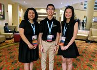 Photo of Isis Chong, Yuhao (Frank) Peng & Jackie Cha