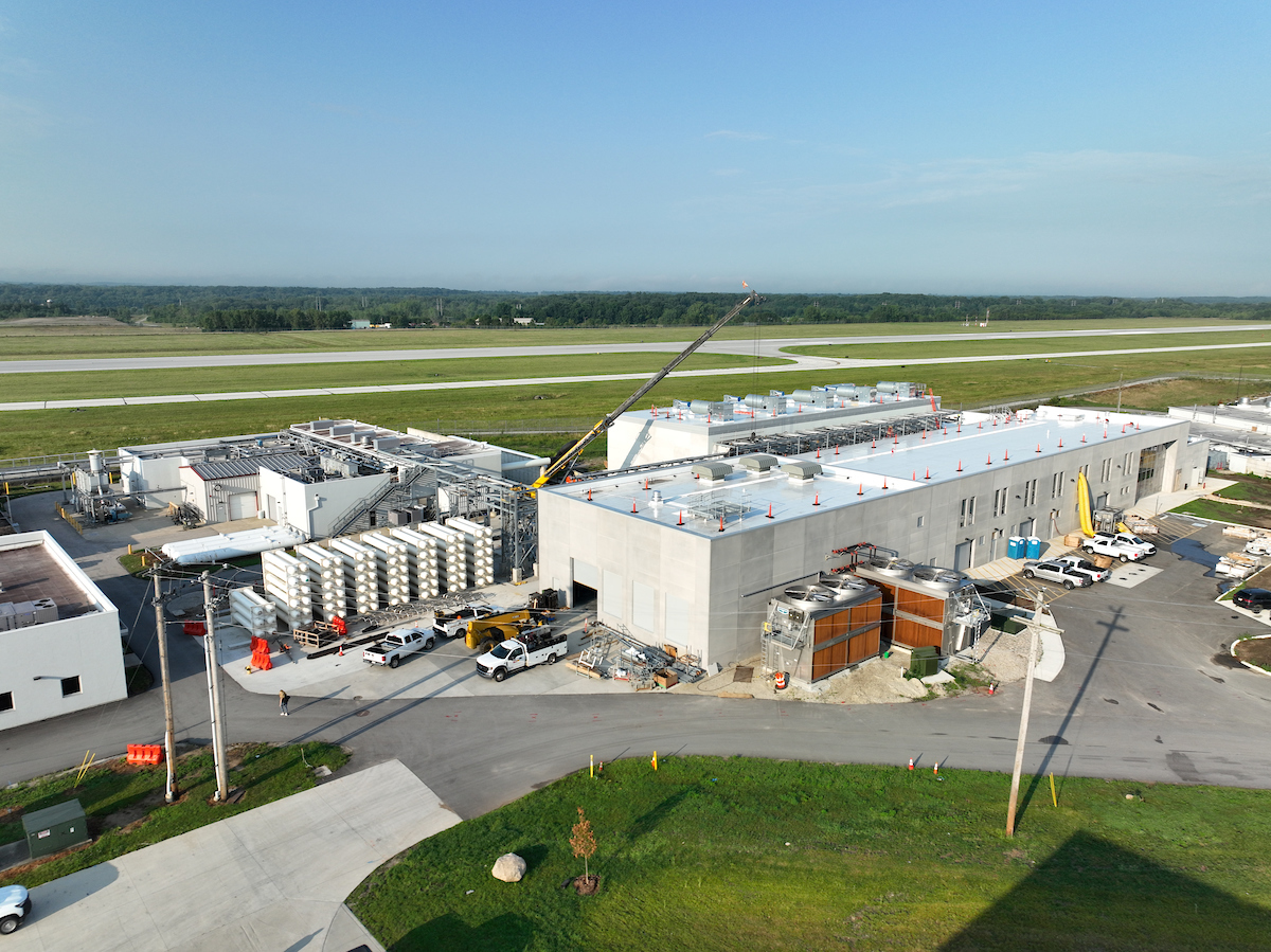 Aerial view of Zucrow Labs