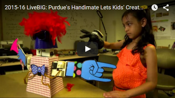 HandiMate robot helps children to think like engineers [BTN.com Oct. 29, 2015]