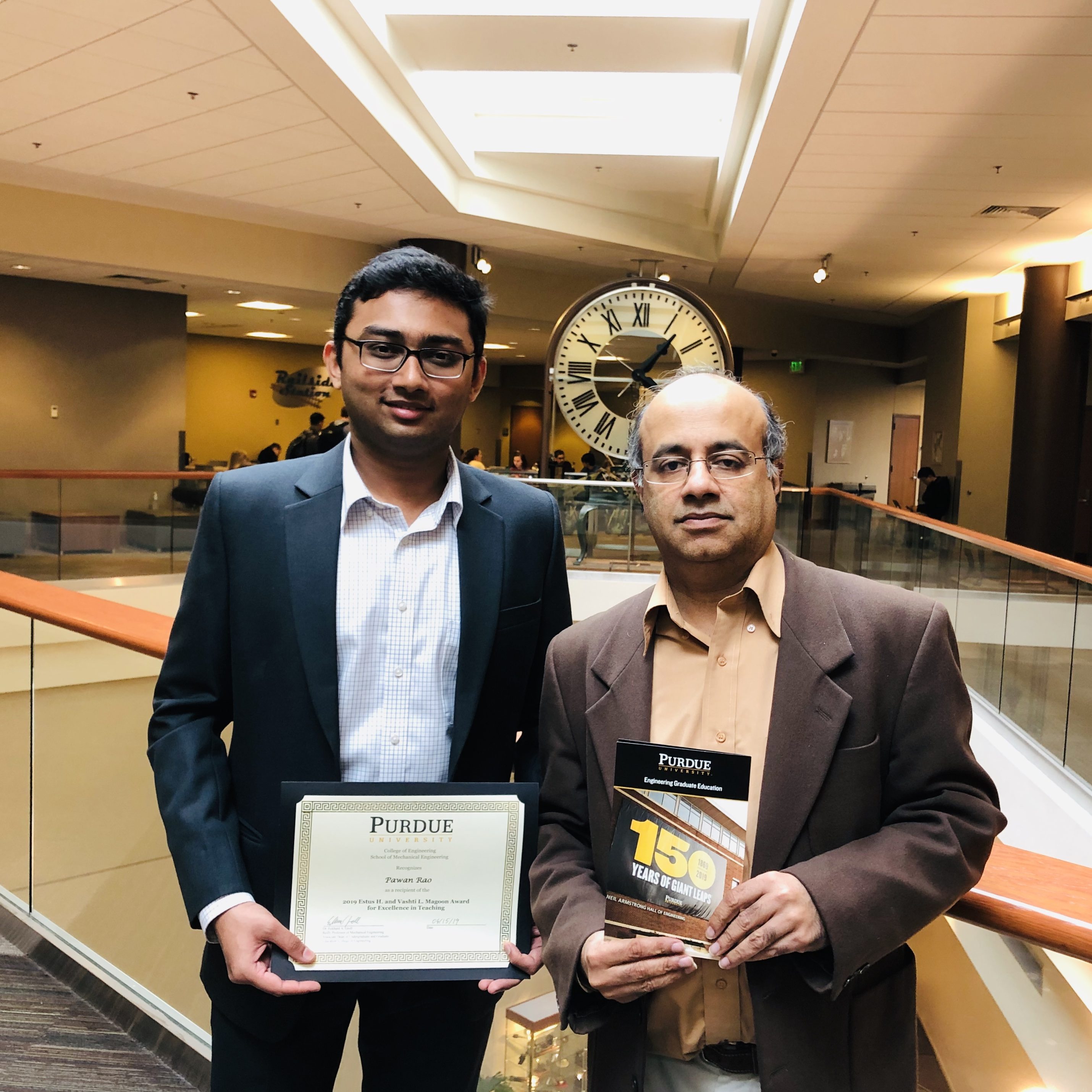 Pawan Rao Congratulations to Pawan Rao for receiving the 2019 Estus H. and Vashti ...