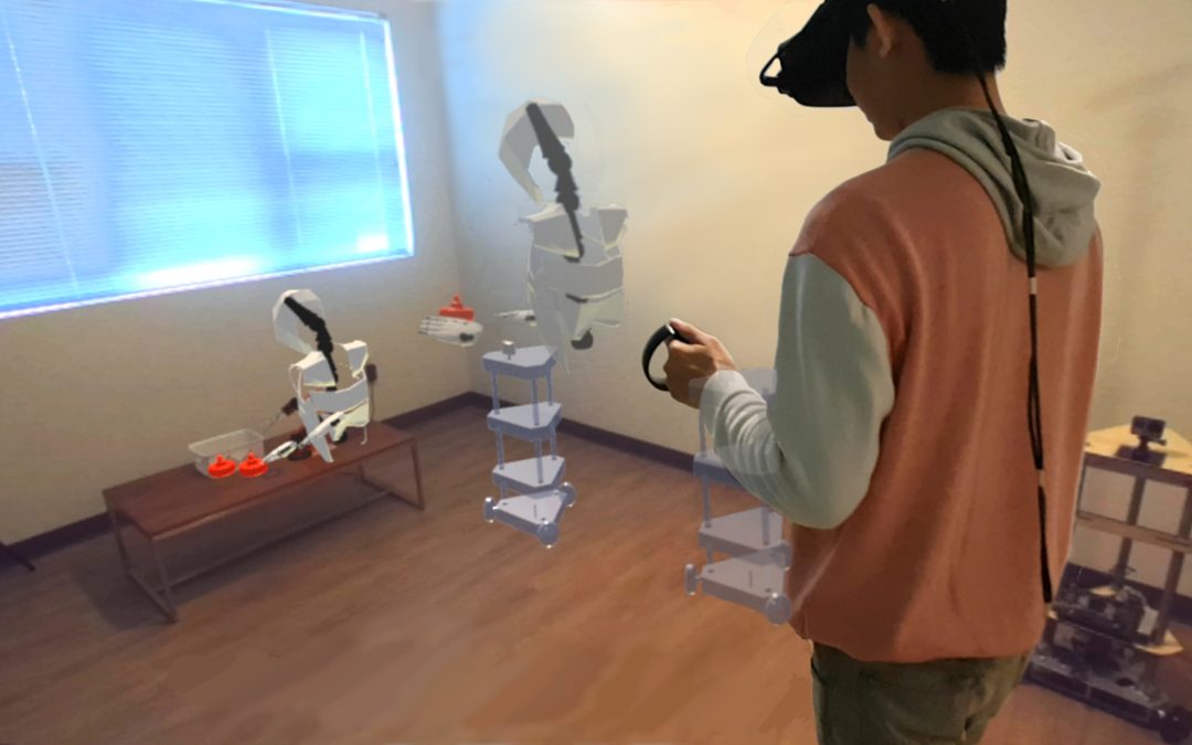 GhostAR: A Time-space Editor for Embodied Authoring of Human-Robot Collaborative Task with Augmented Reality