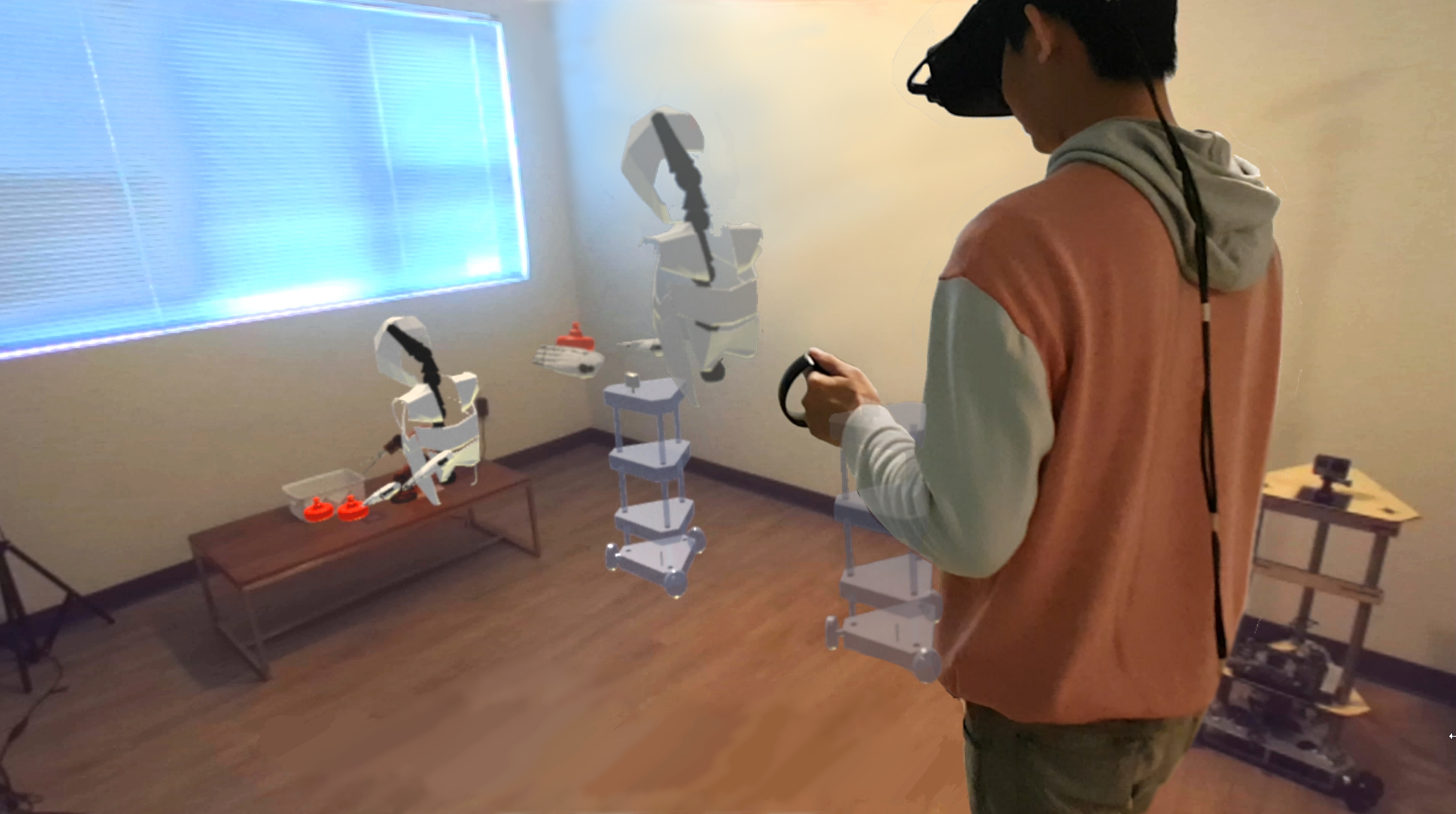 GhostAR: A Time-space Editor for Embodied Authoring of Human-Robot Collaborative Task with Augmented Reality