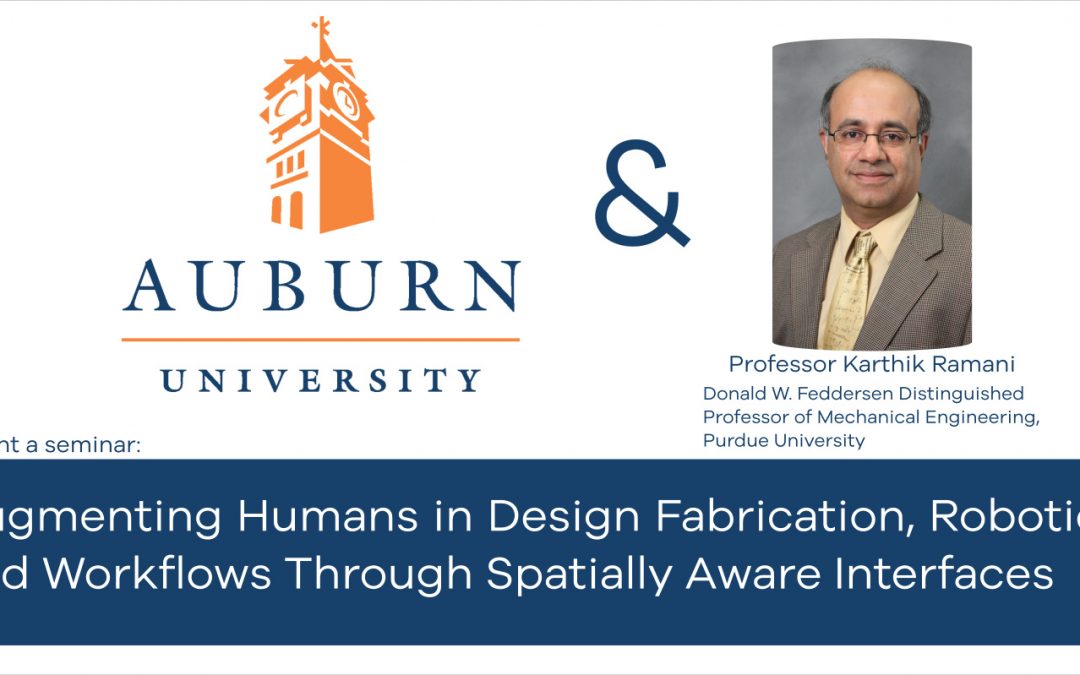 Seminar:  Augmenting Humans in Design Fabrication, Robotics, and Workflows Through Spatially Aware Interfaces