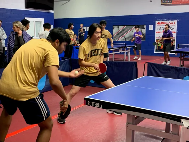 Purdue Table Tennis Club ping-pongs closer to a national title!