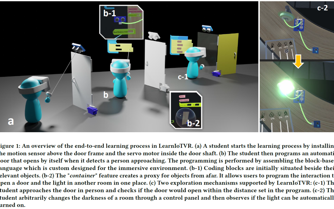 LearnIoTVR: An End-to-End Virtual Reality Environment Providing Authentic Learning Experiences for Internet of Things