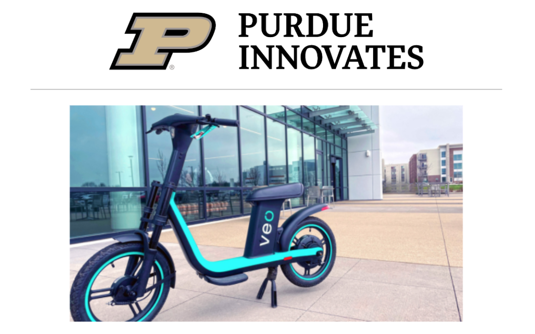 Convergence Master’s Thesis Graduate and Veo Co-founder Edwin Tan officially launches the Veo fleet at Purdue University