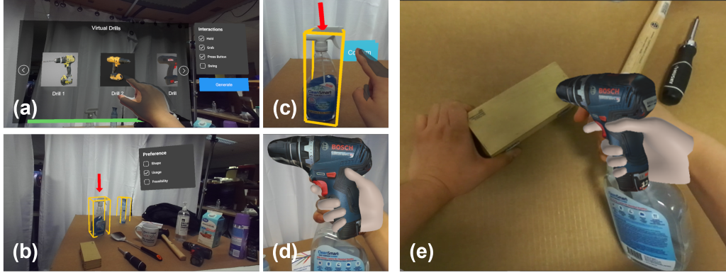 Ubi-TOUCH: Ubiquitous Tangible Object Utilization through Consistent Hand-object interaction in 