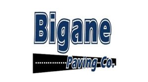 Bigane Paving Co logo on Purdue's construction engineering site.