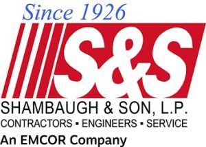 Shambaugh & Son logo on Purdue's construction engineering site.